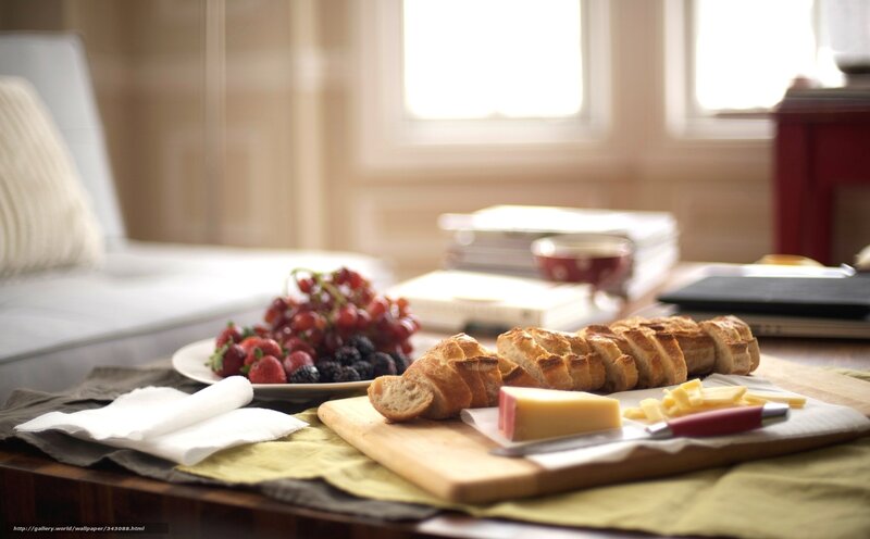 Fruit and Cheese Platter — Brown, Calm