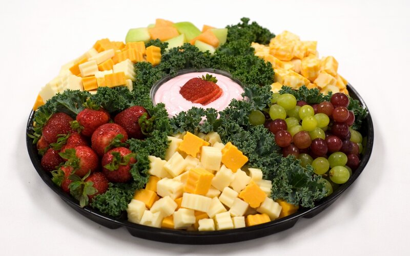 fruit and cheese platter