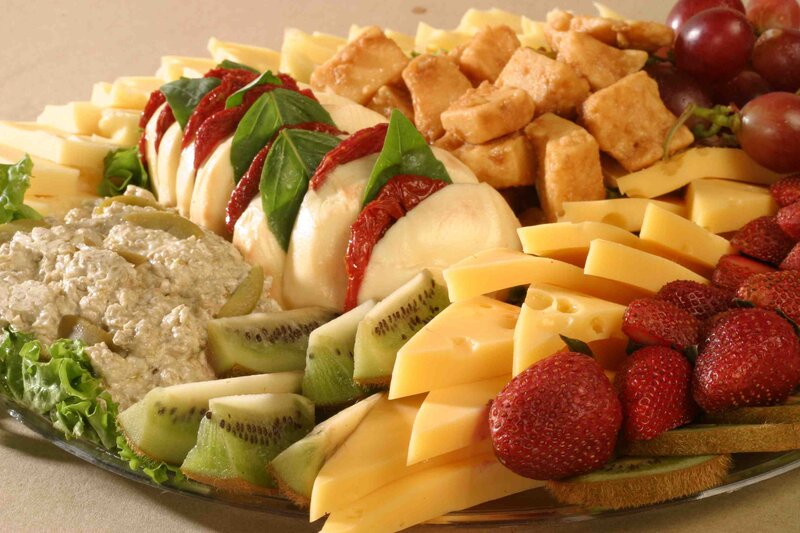 Fruit and Cheese Platter — Yellow