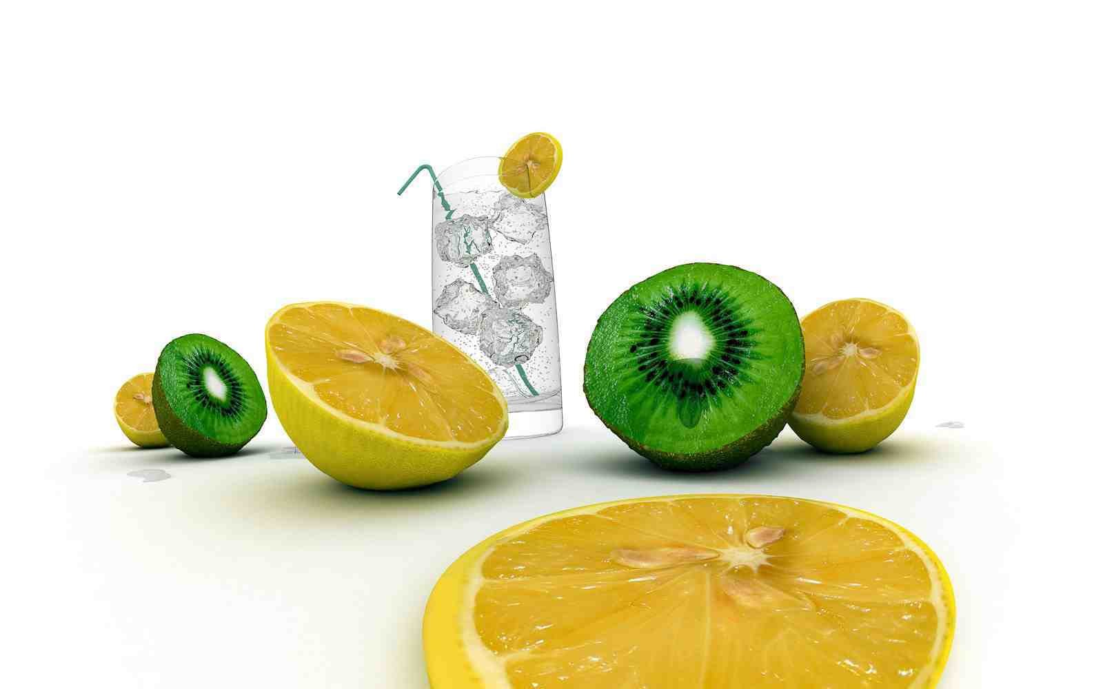 Fruit and drink arrangement