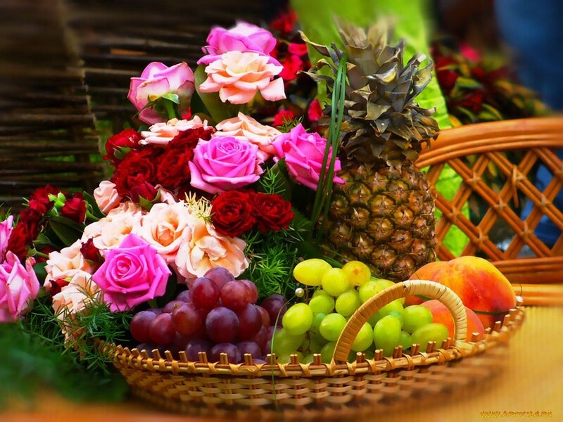 Fruit and Flower Basket
