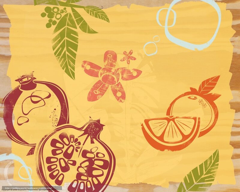 fruit and flower illustration