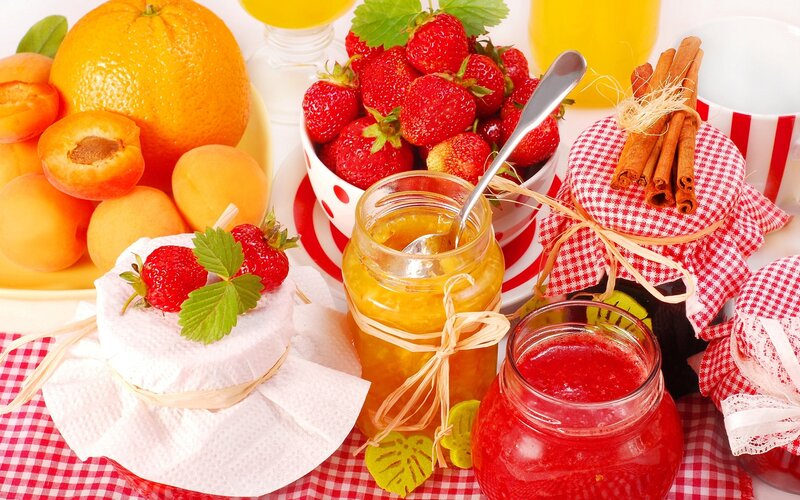 Fruit and Jam Arrangement