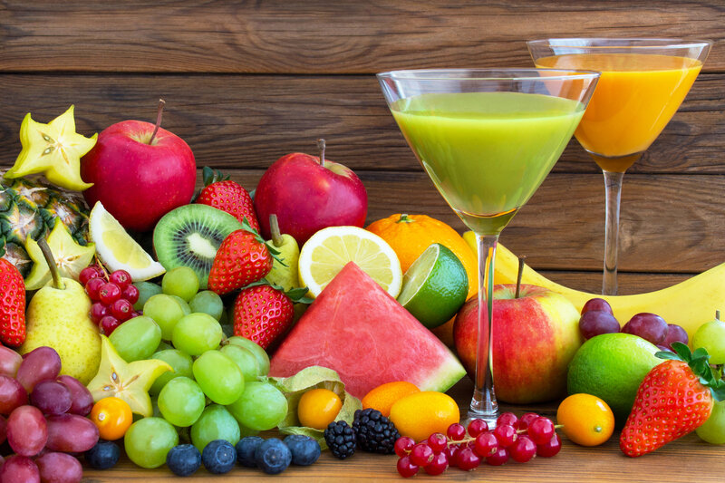 Fruit and Juice Display
