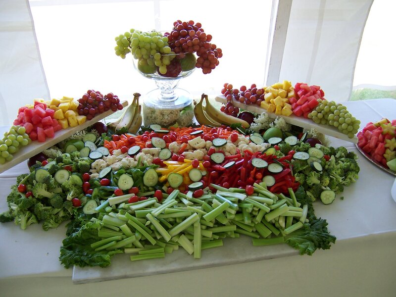 Fruit and vegetable platter