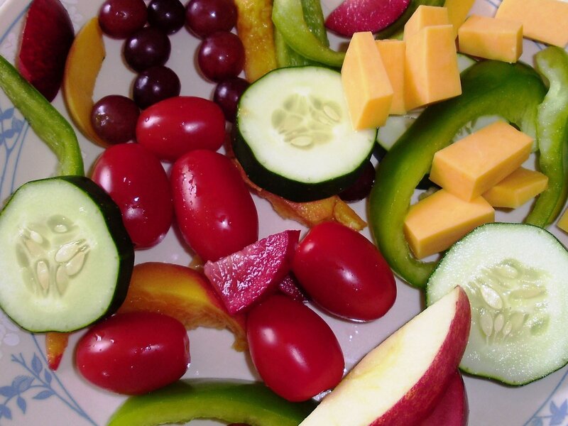 fruit and vegetable platter