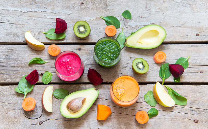 Fruit and Vegetable Smoothies