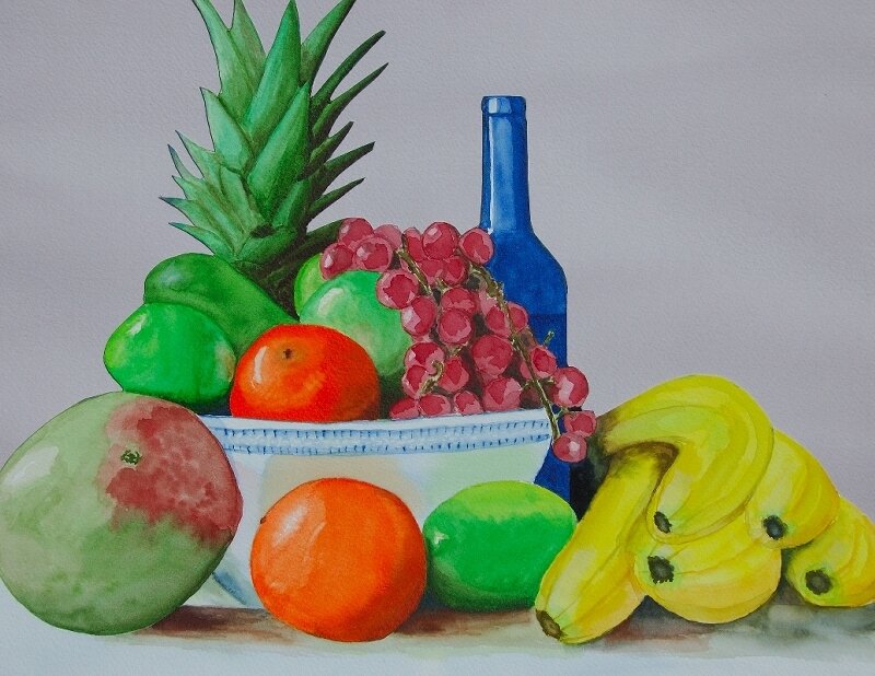 Fruit Arrangement in Bowl