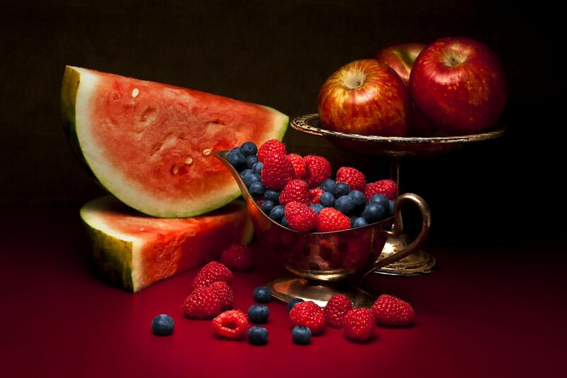 Fruit Arrangement — Red
