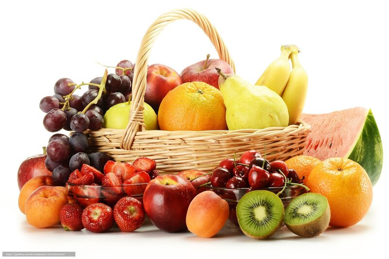 Fruit Basket with Assorted Fruits