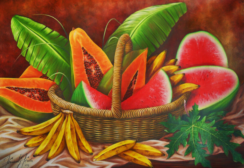 Fruit Basket with Papaya