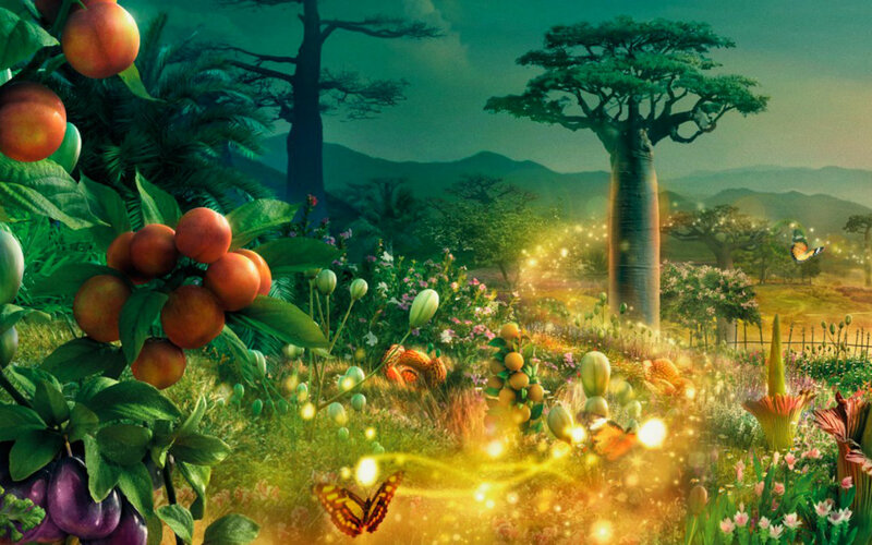 Fruit-bearing Tree — Green