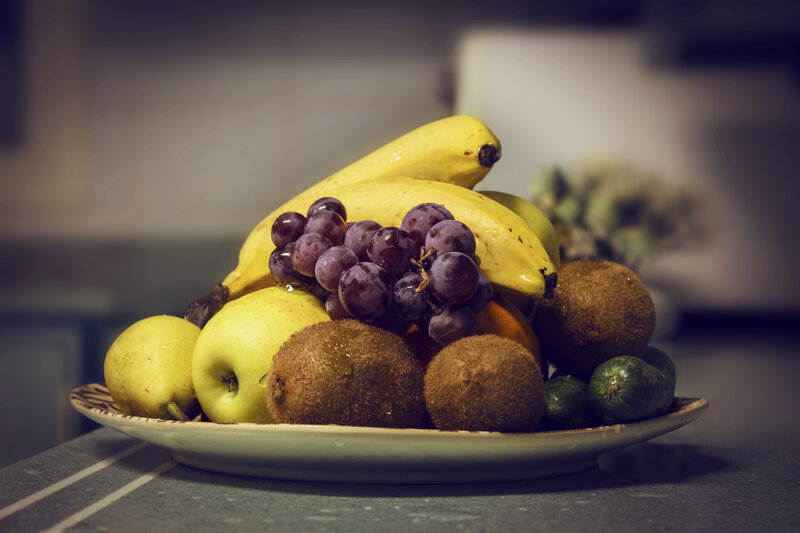 Fruit Bowl on Countertop