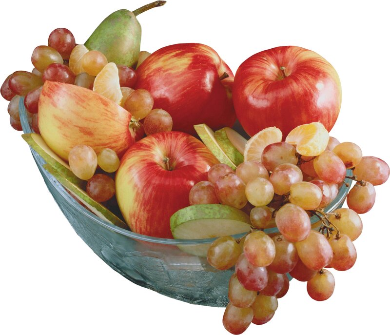 Fruit Bowl with Apples — Red