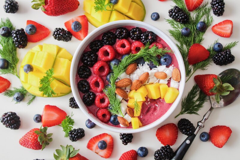 Fruit Bowl with Berries