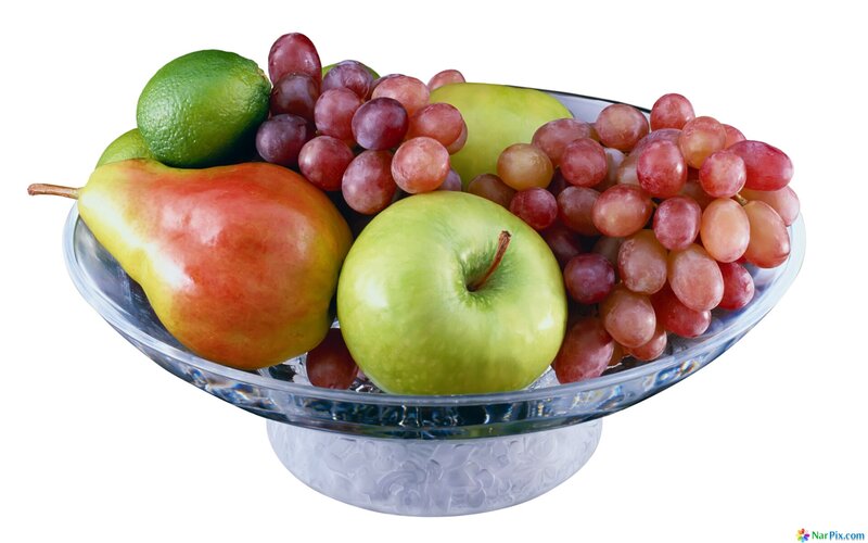 Fruit Bowl with Grapes
