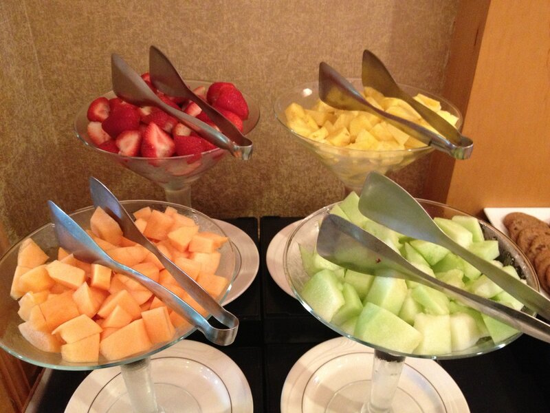 fruit buffet display