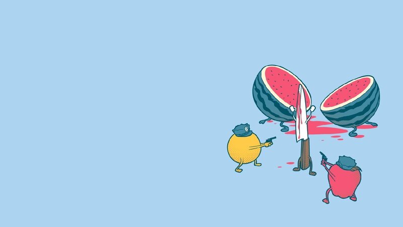Fruit characters in conflict