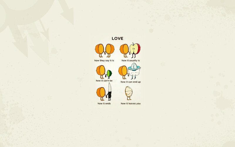 Fruit Characters in Love