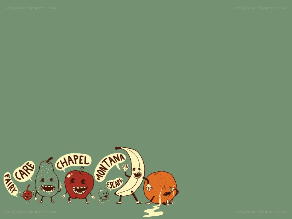 Fruit characters with names