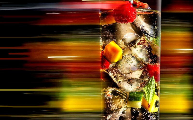 Fruit Cocktail Drink — Red
