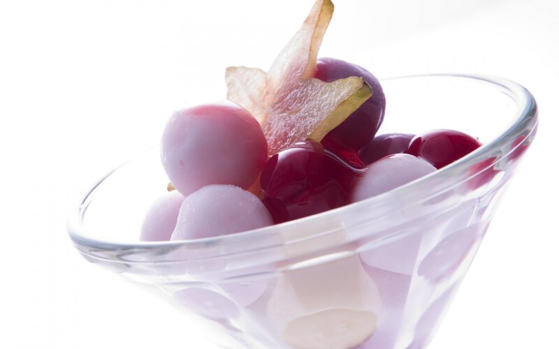 Fruit Dessert in Glass — White