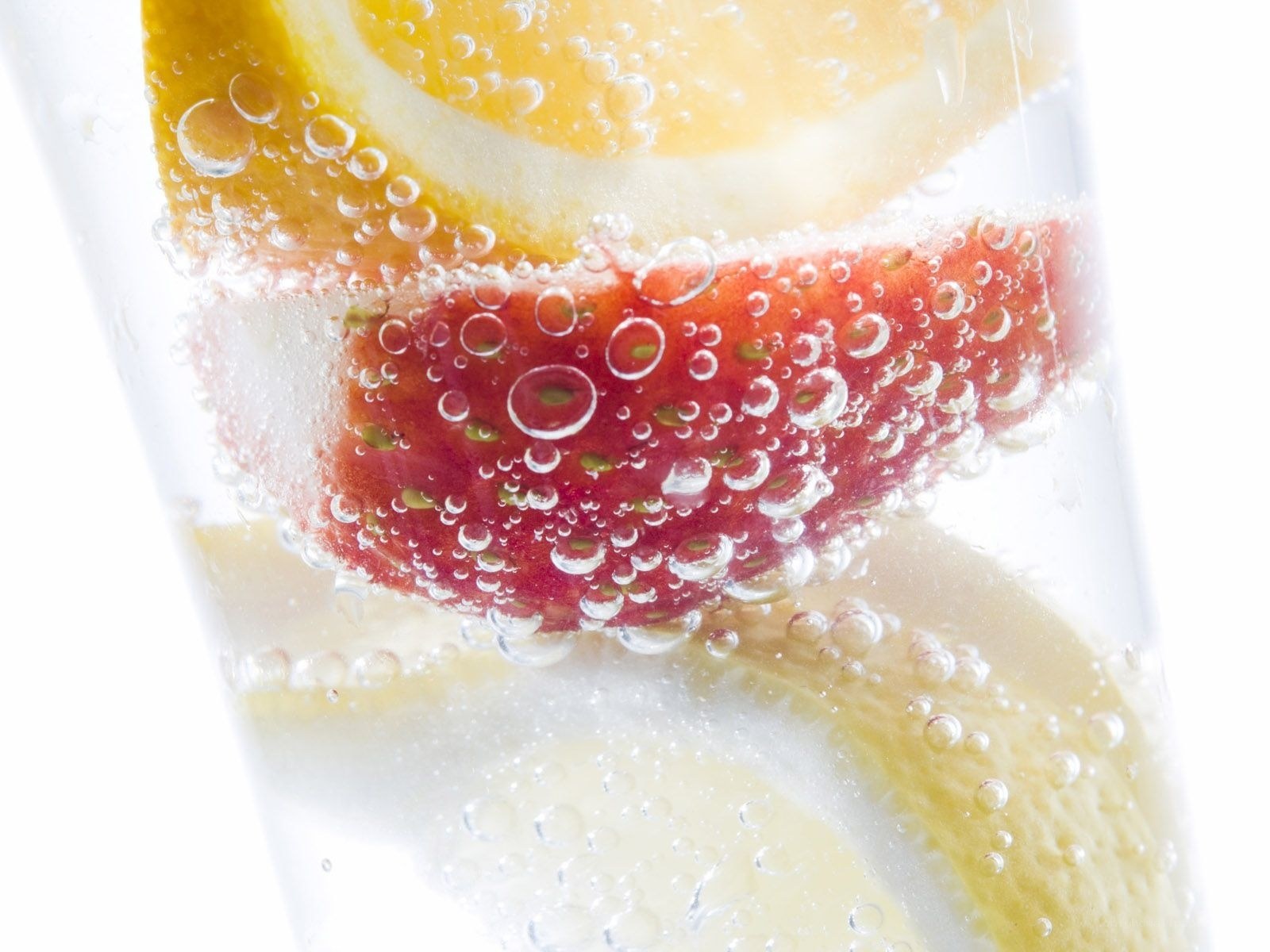 fruit-infused sparkling water