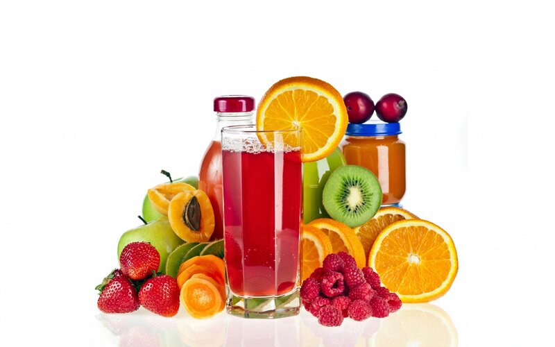 Fruit Juice and Berries