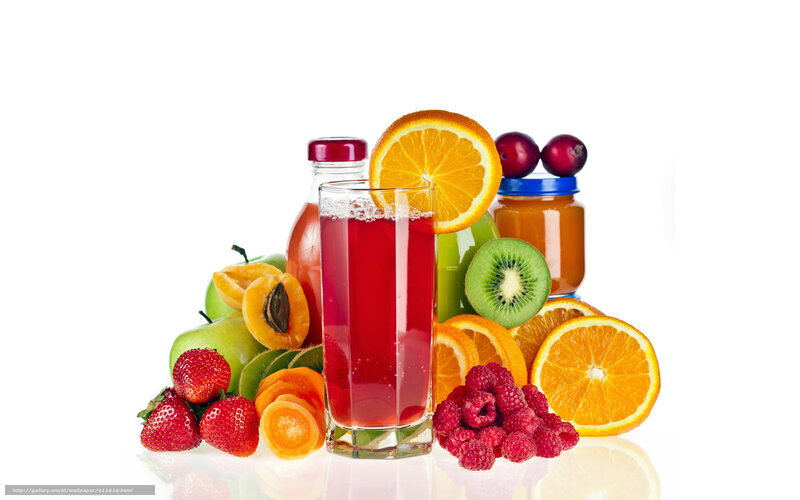 Fruit Juice and Fresh Fruit