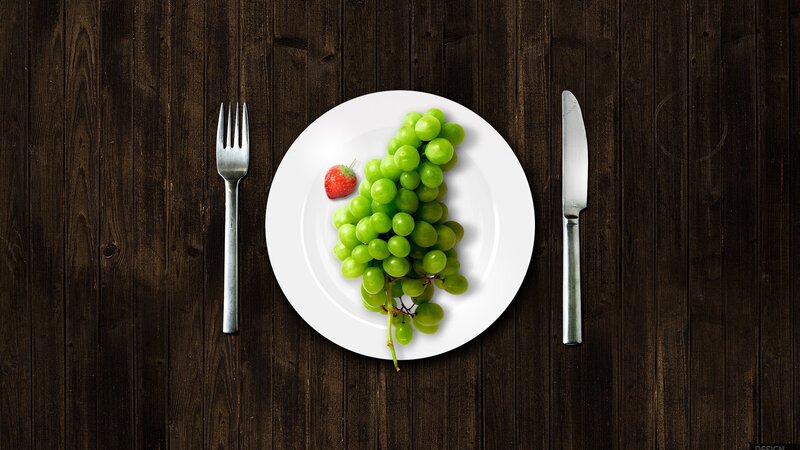 fruit on a plate