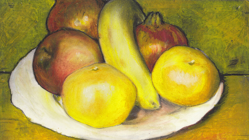 Fruit on a Plate — Yellow, Calm