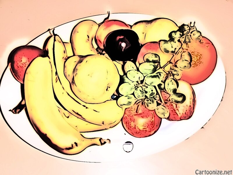 Fruit on a Plate — Yellow