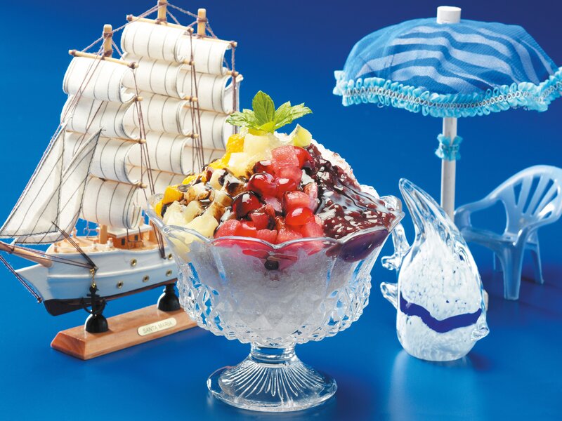 Fruit Parfait in Glass Bowl