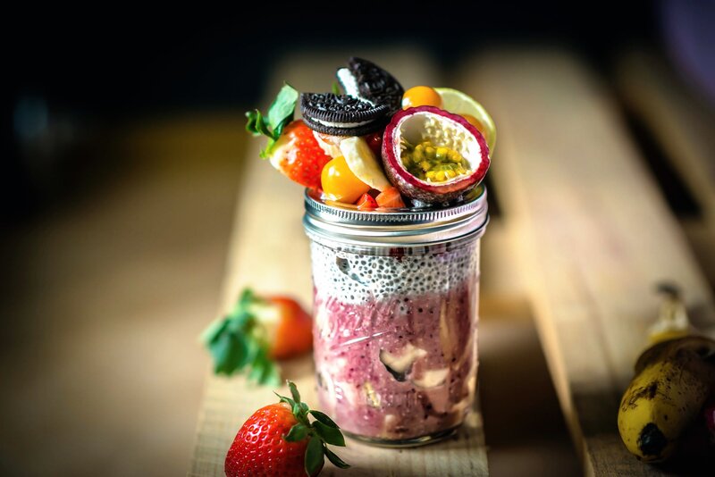 Fruit Parfait in Jar