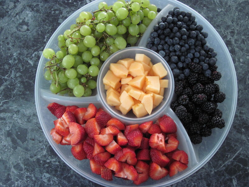 Fruit Platter on Table