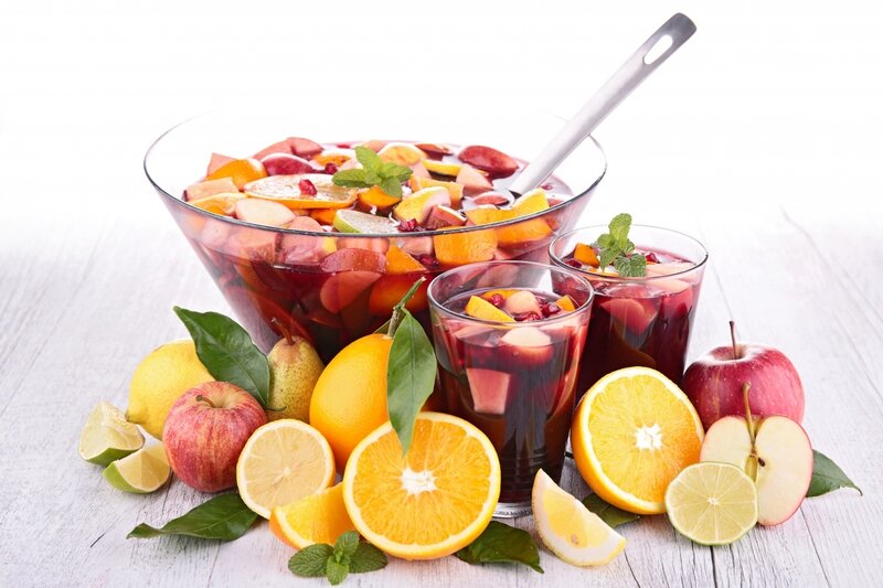 Fruit Punch in Bowl