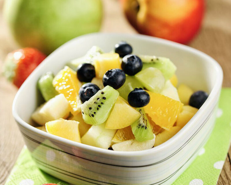 Fruit Salad in a Bowl — Green