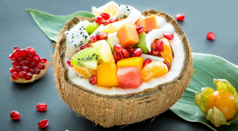Fruit Salad in Coconut