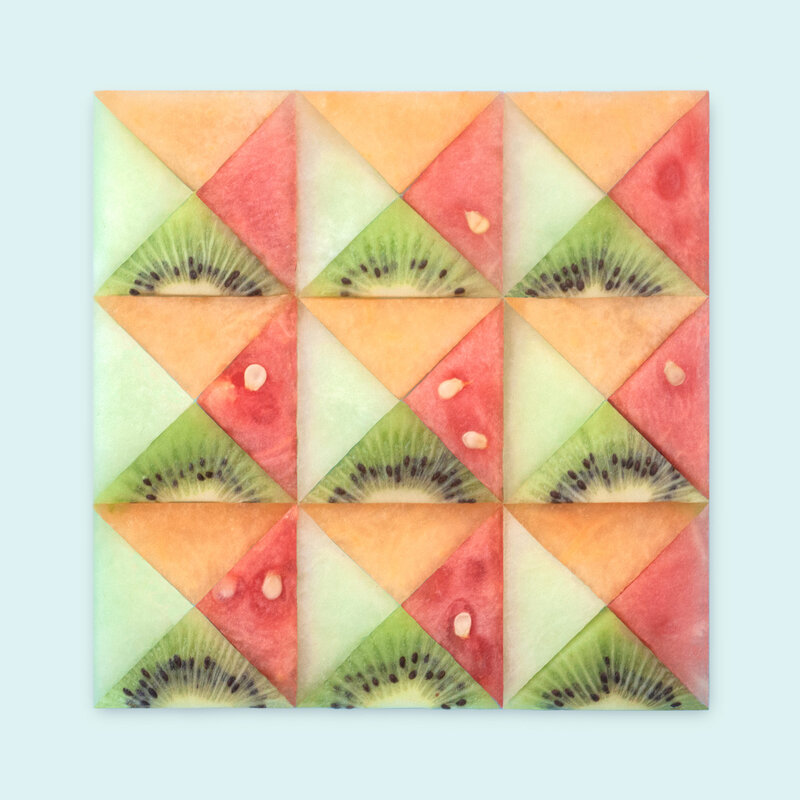 Fruit Slices in Pattern