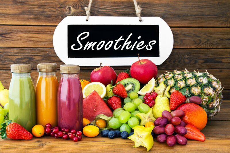 Fruit Smoothies and Produce