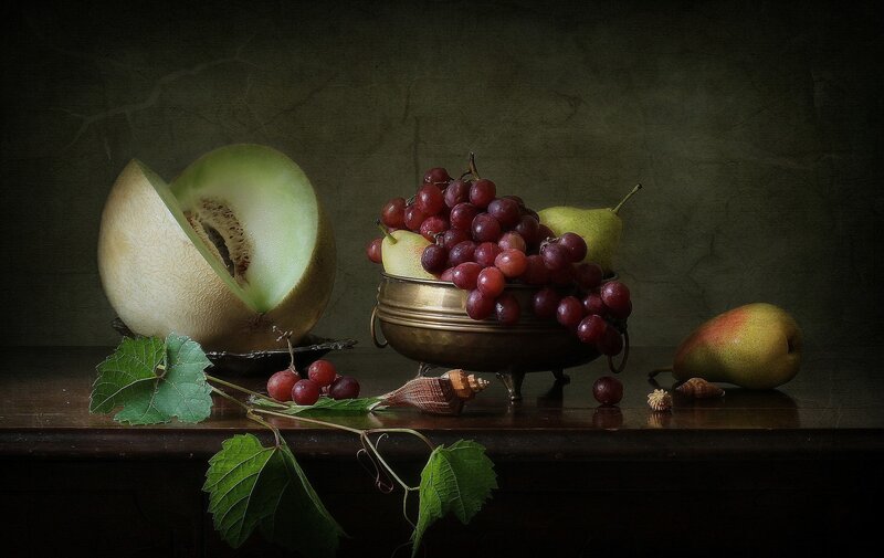 Fruit Still Life — Green