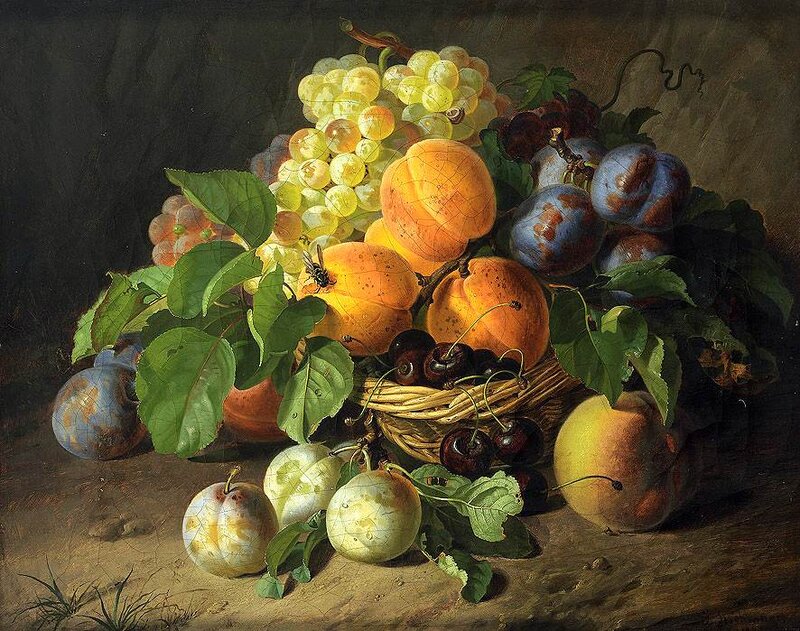 Fruit Still Life Painting — Green