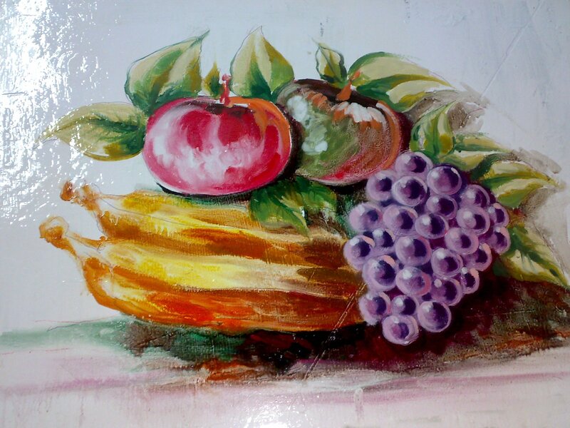 fruit still life painting