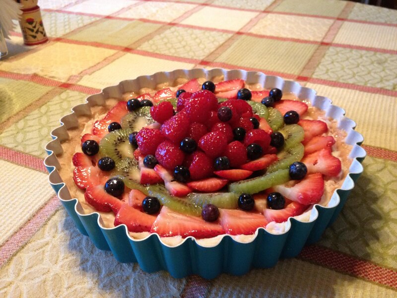 Fruit Tart in a Pan