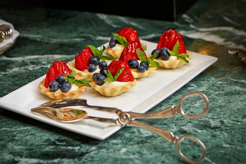 Fruit Tarts on Platter