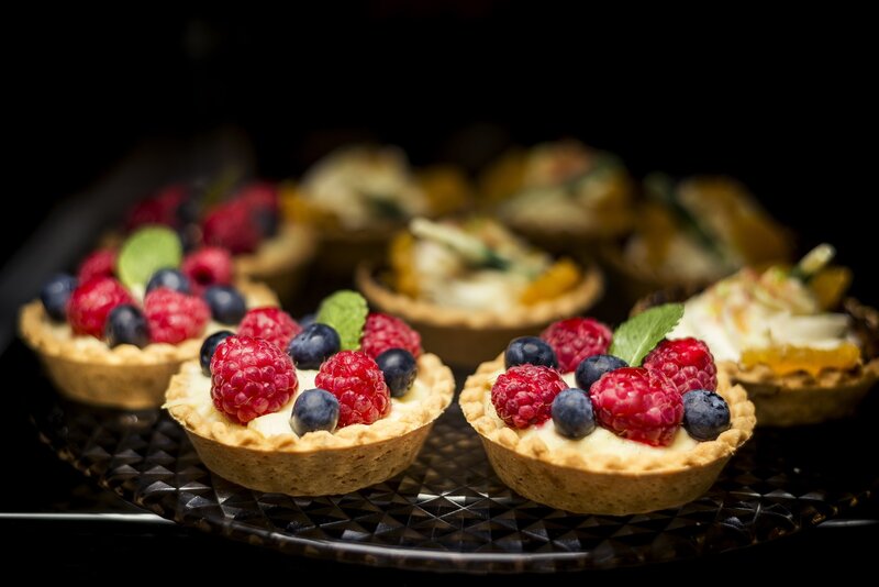 Fruit Tarts on Tray