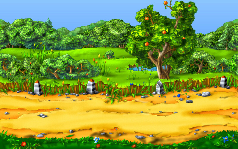 Fruit Tree in Field