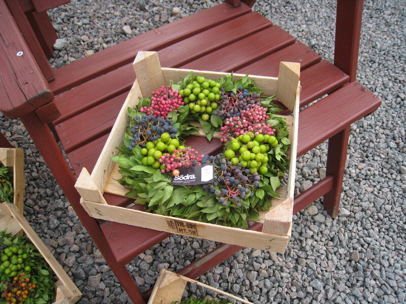 Fruit Wreath in Crate