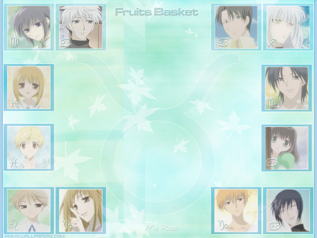 Fruits Basket character grid