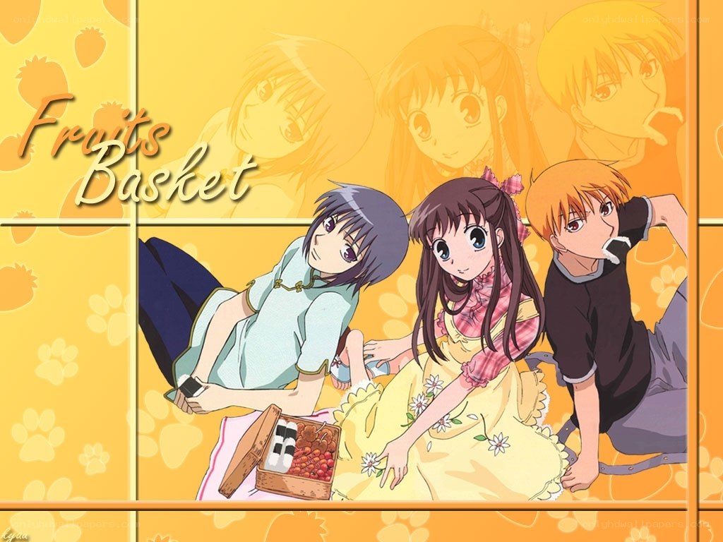 Fruits Basket characters at picnic